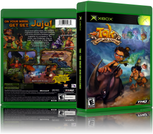 Tak - The Great Juju Challenge (USA)3D Boxes Back Front
